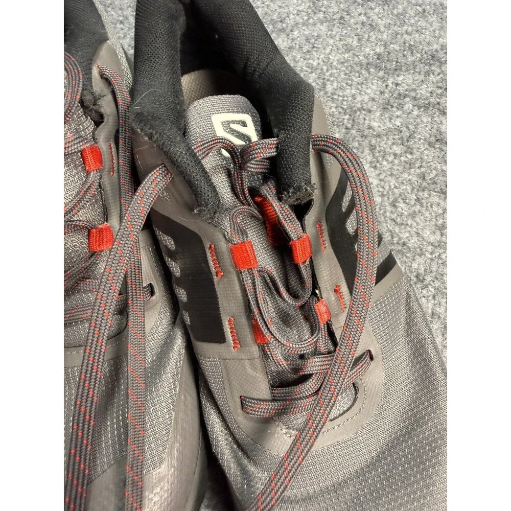 Salomon Speedcross 5 Men’s Trail Running Shoes Gray Red Size 9 Lightweight Grip